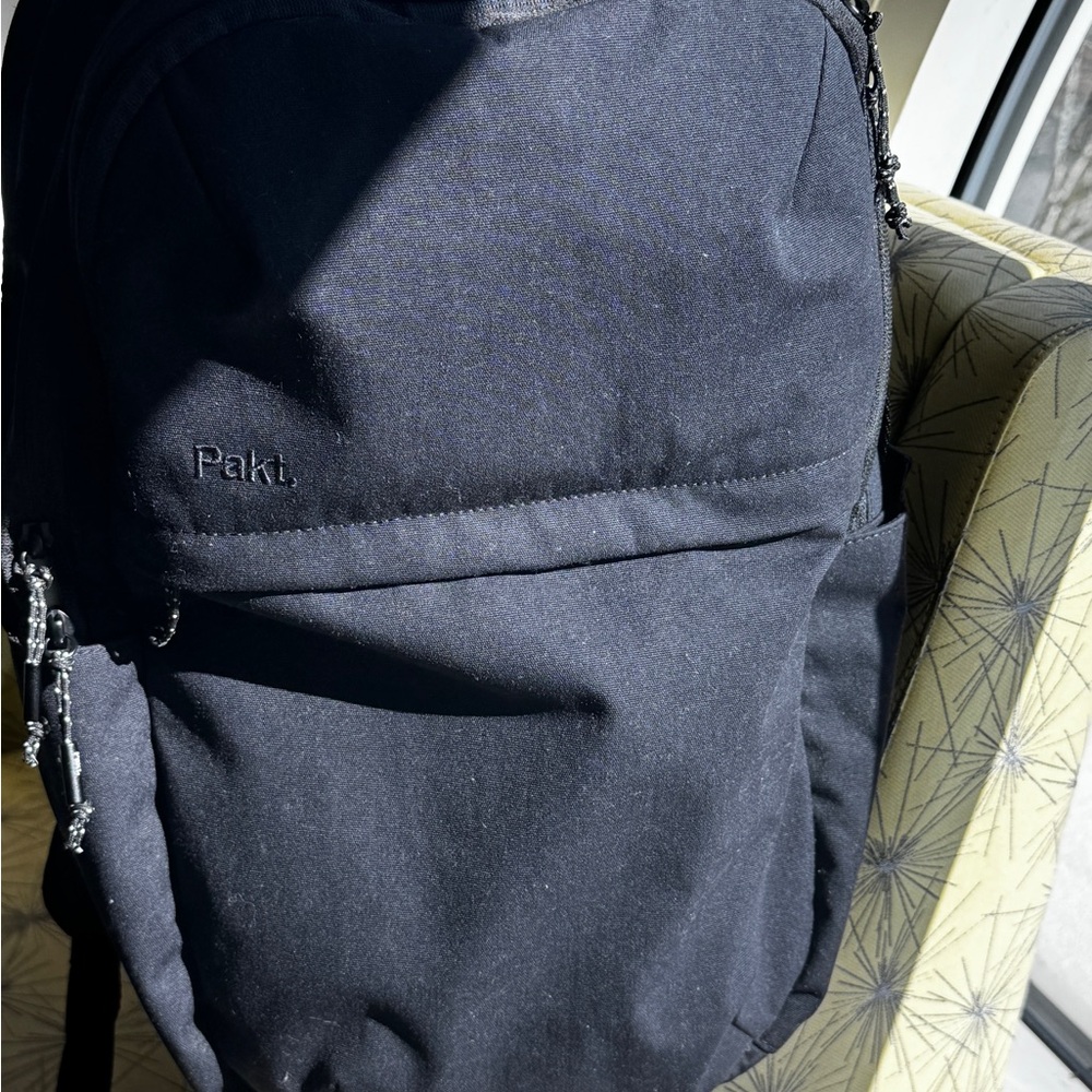 Pakt Black Unisex Backpack